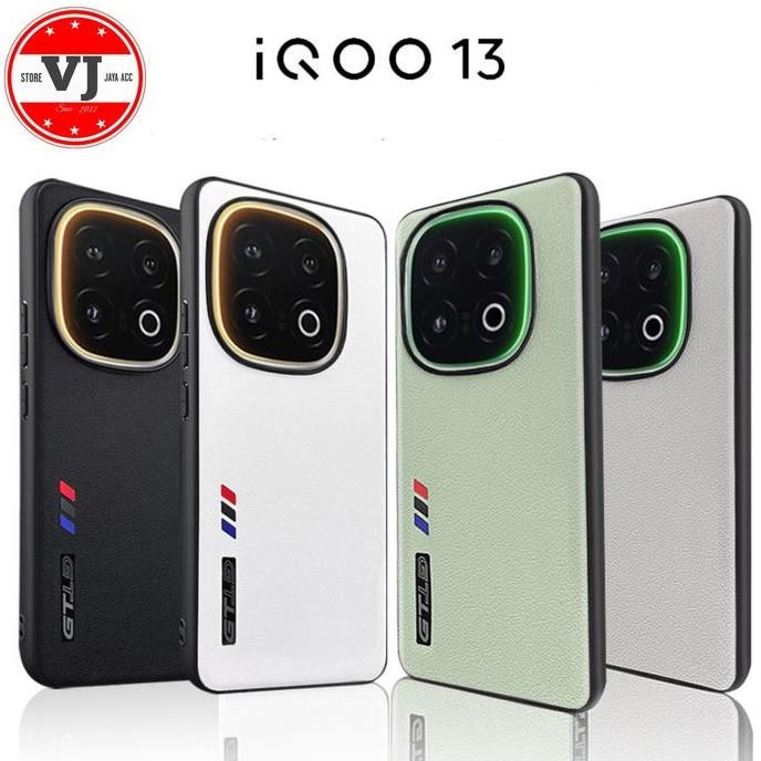 TERLARIS - Leather Case Minimalis Iqoo 13 Hardcase Anti Jatuh IQOO 13 iqoo13