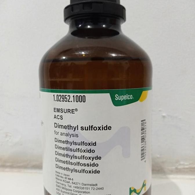 NEW Dimethyl Sulfoxide / DMSO / diimethylsulfoxid Merck Repack 100ml
