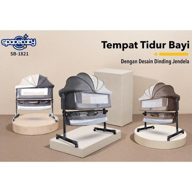 TERMURAH - BOX BAYI TEMPAT TIDUR ANAK MURAH SPACE BABY SB-1821