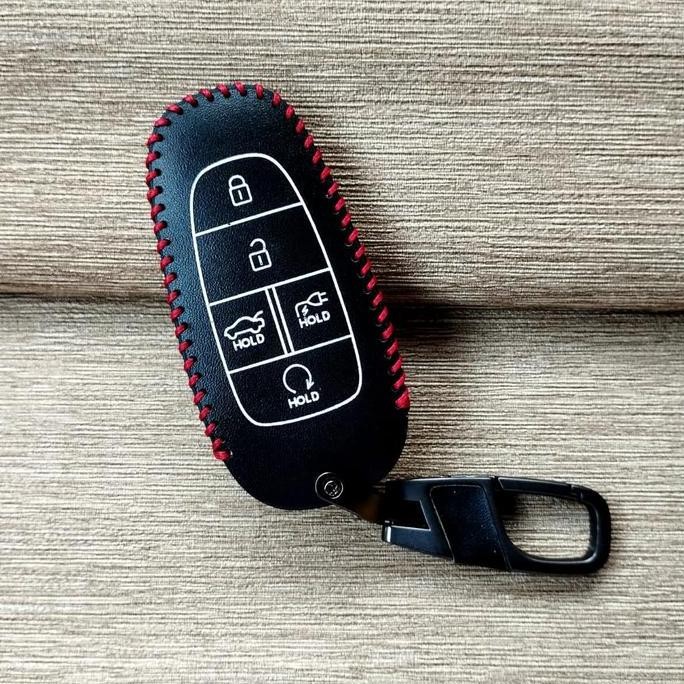SARUNG KULIT KUNCI MOBIL REMOTE HYUNDAI IONIQ 5 BEST QUALITY