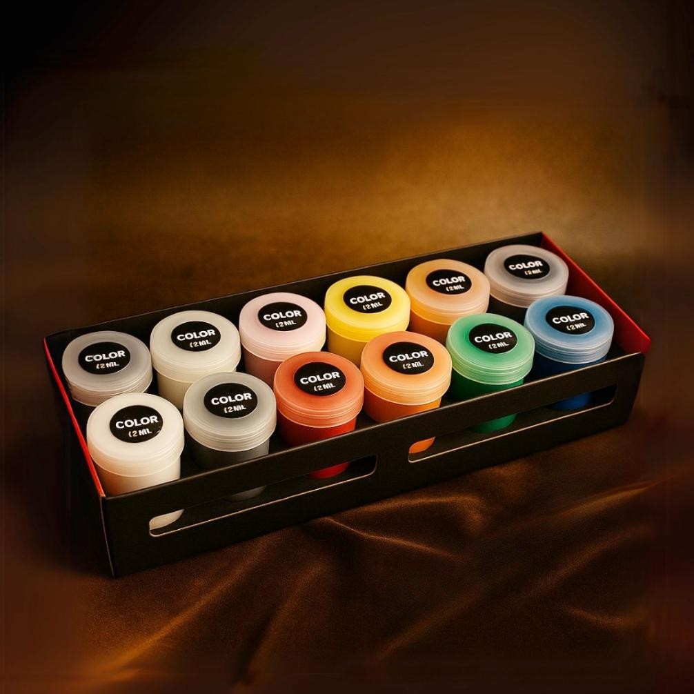 

Cat Acrylic 15ml Isi 12 Warna - Set SFO Garansi Tidak Kering