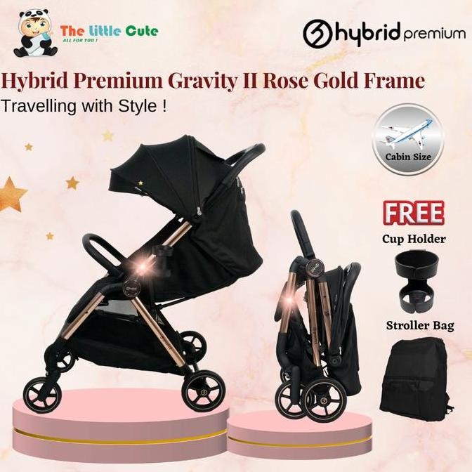 HYBRID PREMIUM GRAVITY II STROLLER CABIN SIZE STROLLER AUTOFOLD