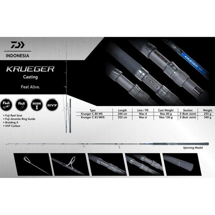 TERMURAH - ROD DAIWA KRUEGER C (POPPING)