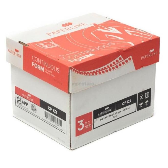 

NEW Continuous Form 3 PLY kertas komputer Paperline K3