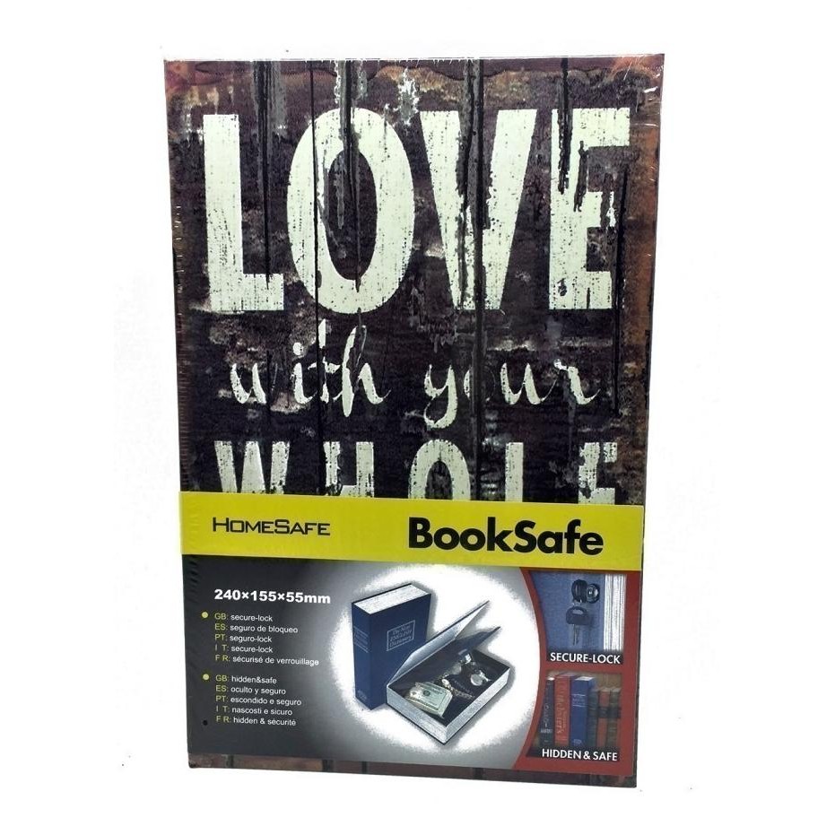 Book Safety Box Bentuk Buku - Medium