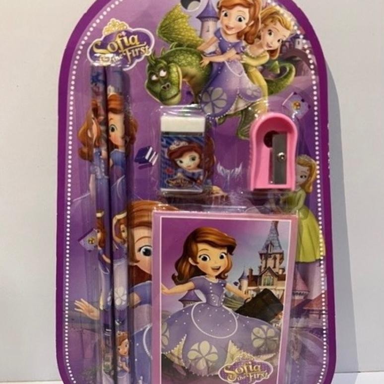 

Alat Tulis Set Notes Karakter Anak Buku Catatan Penghapus Rautan Pensil Souvenir Hadiah Kado Ready