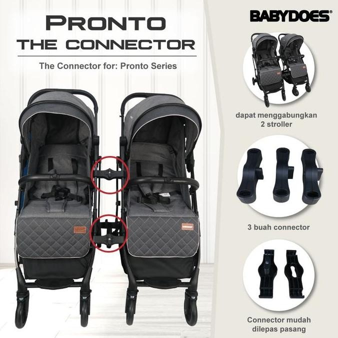 STROLLER KERETA DORONG BAYI KEMBAR STROLLER BABYDOES PRONTO +