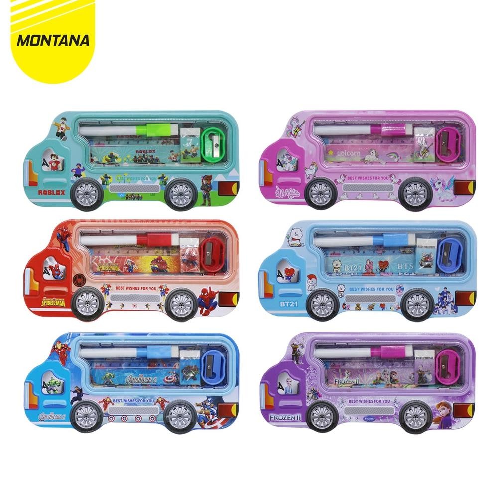 

Yui-7 Montana Kotak Pensil 20X10X6 Cm Pencil Case Study Set Tempat Alat Tulis 3326 Yui-7