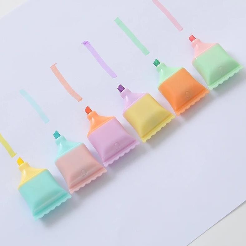 

Stabilo Set Isi 6 Pcs + Pouch Bentuk Jamur Dan Permen Lucu Unik Spontliner 6Pcs Highliter Warna Warni Rainbow Mini Kecil Traveling Mushroom Candy Trend
