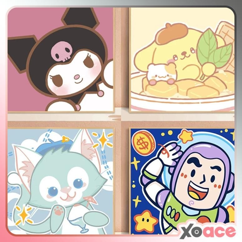 

Canvas Paint By Number Kit Digital Oil Painting Diy Lukisan 20 X 20 Seri P Baru
