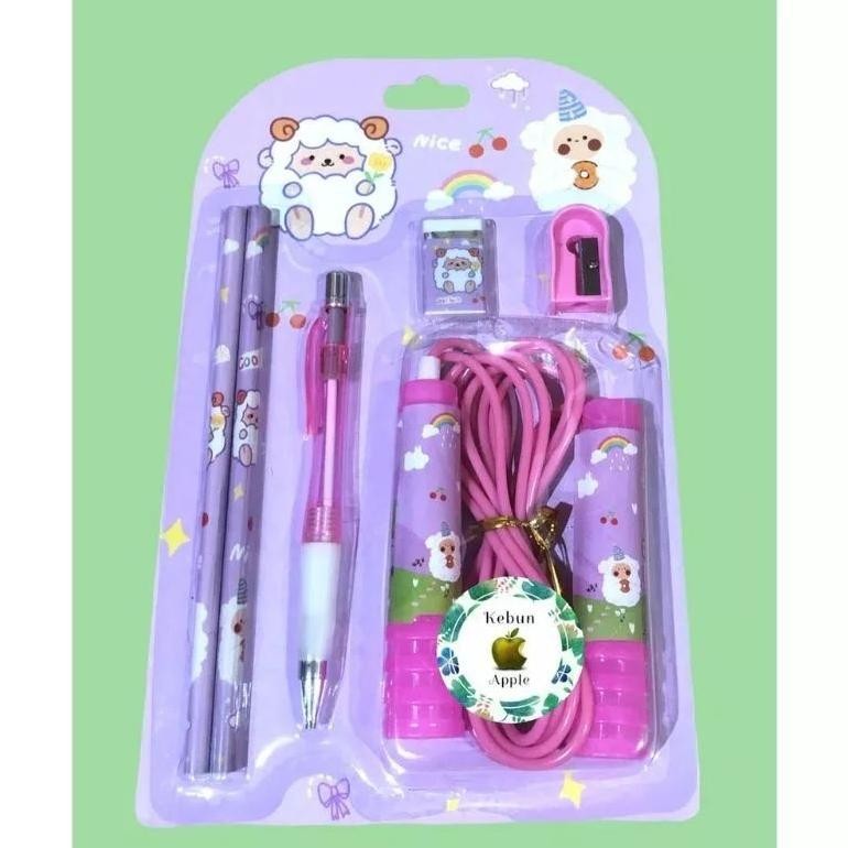

Alat Tulis Anak 6031 Paket Karakter Anak Lompat Tali New Product