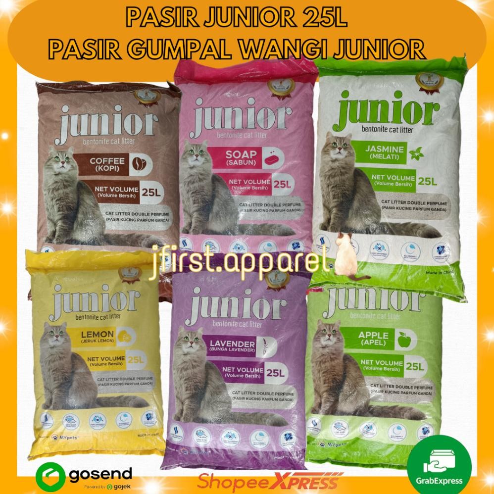 PASIR Junior 25L | Junior Pasir 25 Liter | PASIR Kucing Junior Khusus Instant RB12