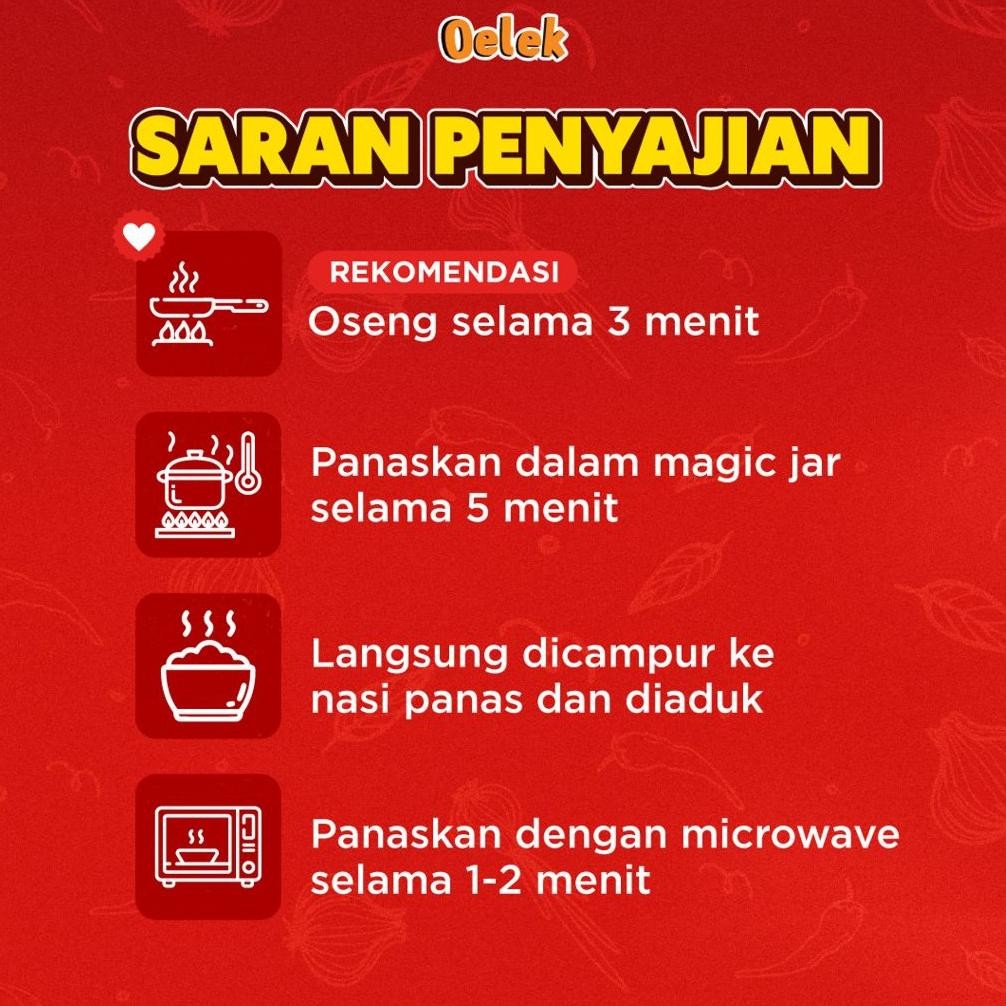 

Kuke Paket Awor-Awor Emplok / Iga Mercon / Iga Sambal / Oseng Iga / Cakalang Balado / Ayam Kecombrang Eq-77