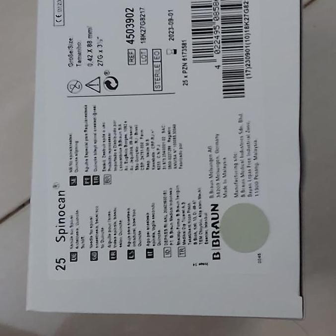 TERMURAH - spinocan 27 b braun