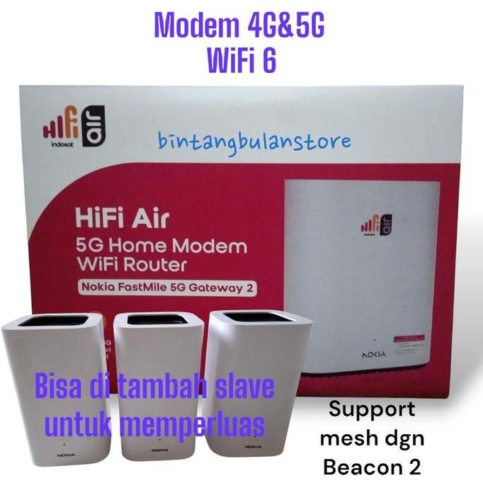 Modem Unlock All Operator Nokia 5G Fastmile Gateway 2 Cat 19 Wifi6 New Stok