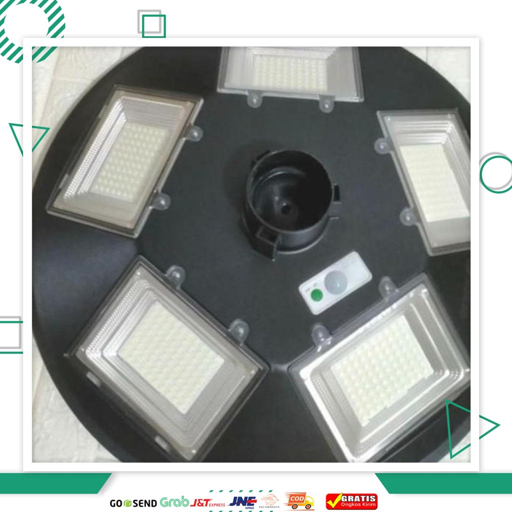 Lampu Taman Solar 500 Watt 500W Lampu Jalan Panel Surya 500 Watt
