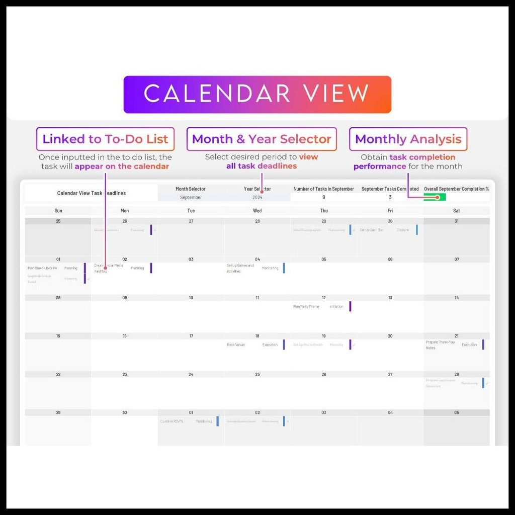 

KANBAN BOARD EXCEL & GOOGLE SHEETS | TASK TRACKER | 2024 CALENDAR PLANNER | TO DO LIST | MANAGER STATUS BOARD | PROJECT MANAGEMENT TOOL