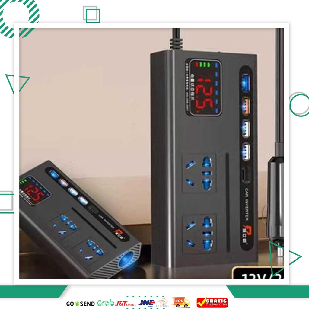 Power Inverter Dc To Ac 220V 12V 24V Car Charger Mobil Converter