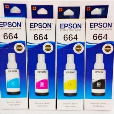 Tinta Epson T664 Colour Original / New Kemasan New Stok