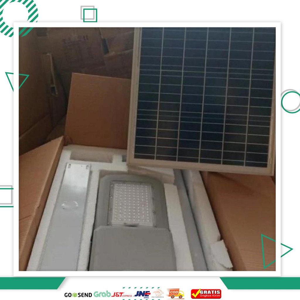Lampu Jalan 200W Solar Pju 2 In 1