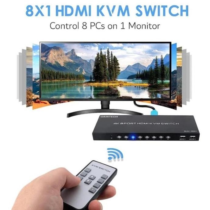 Kvm Switch Hdmi Usb 8 Port Free Kabel Kvm 8 Pcs New Stok