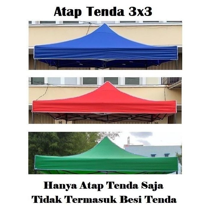 Terpal Atap Tenda Lipat 3X3 Kualitas Premium