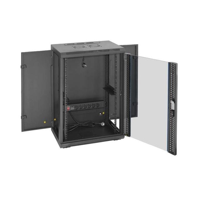 Wallmount Rackmount 15U, Rak Server Single Door 15U Besar New Stok
