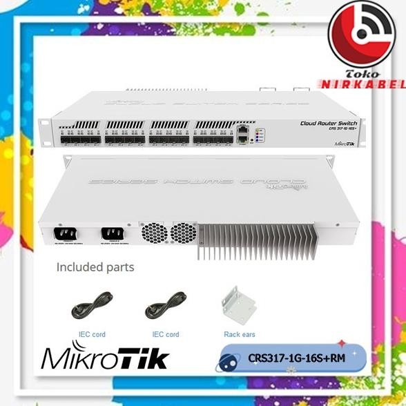 Mikrotik Crs317-1G-16S+Rm | Crs317 1G 16S+ Rm | Crs 317 1G 16S+ Rm New Stok