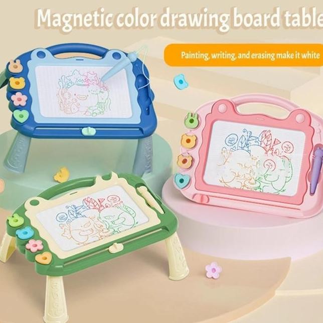 

Drawing Board Table Meja Belajar Anak Gambar Unicorn Magnetik Portable Lukisan Seni Mewarnai Papan Tulis Gambar Anak Pelatihan Ibu Dan Anak Toys Mainan