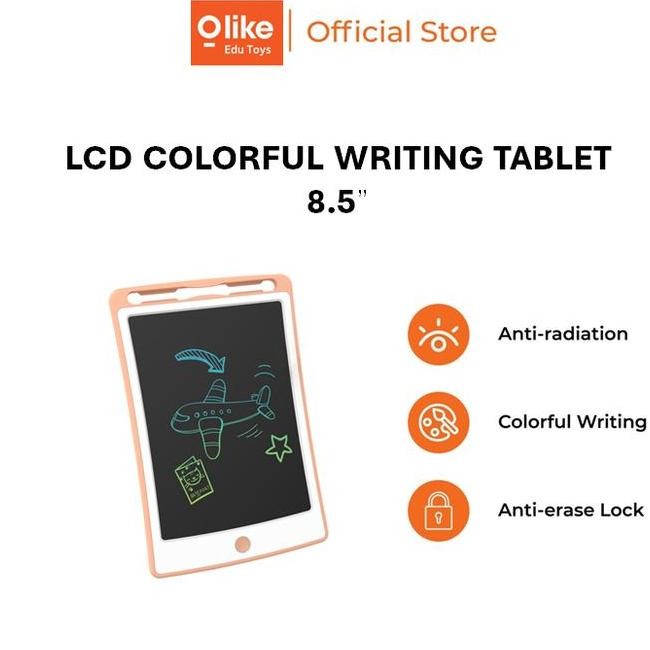 

Olike Lcd Tablet Color 8.5 Papan Tulis Dital Anti Radiation Oetldb2 Pink Anak Plastik Toy