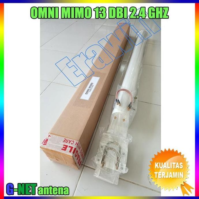 Antena Wifi Outdoor 2,4 Ghz Omni Mimo 13 Dbi + Cpe220 Ext 30Dbm New Stok
