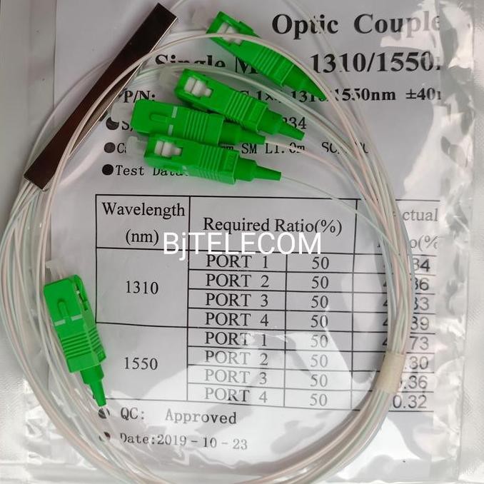 Pasive Spliter 1:4 Sc Apc/ Spliter Fo 1X4 Sc Apc/ 1X4 Spliter Fo New Stok