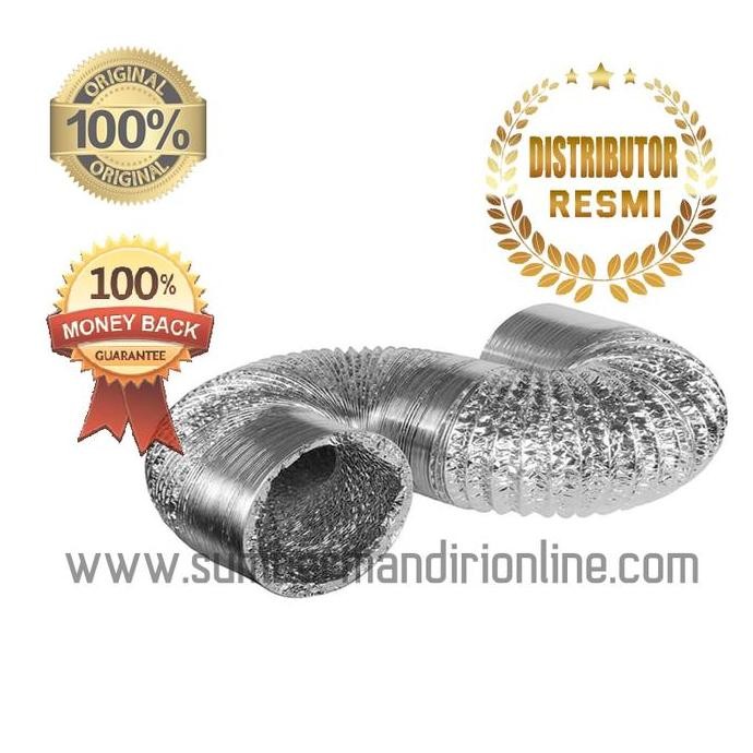 Aluminium Selang Flexible Duct Ducting 4 Inch