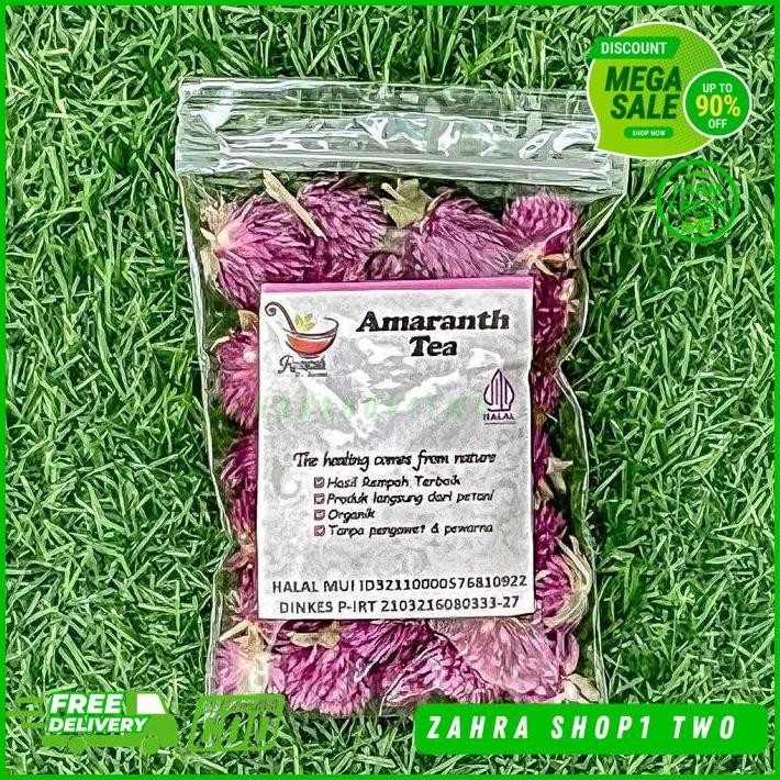 

GLOBE AMARANTH TEA 1 KG - TEH BUNGA GLOBE AMARANTH KERING KUALITAS TERBAIK