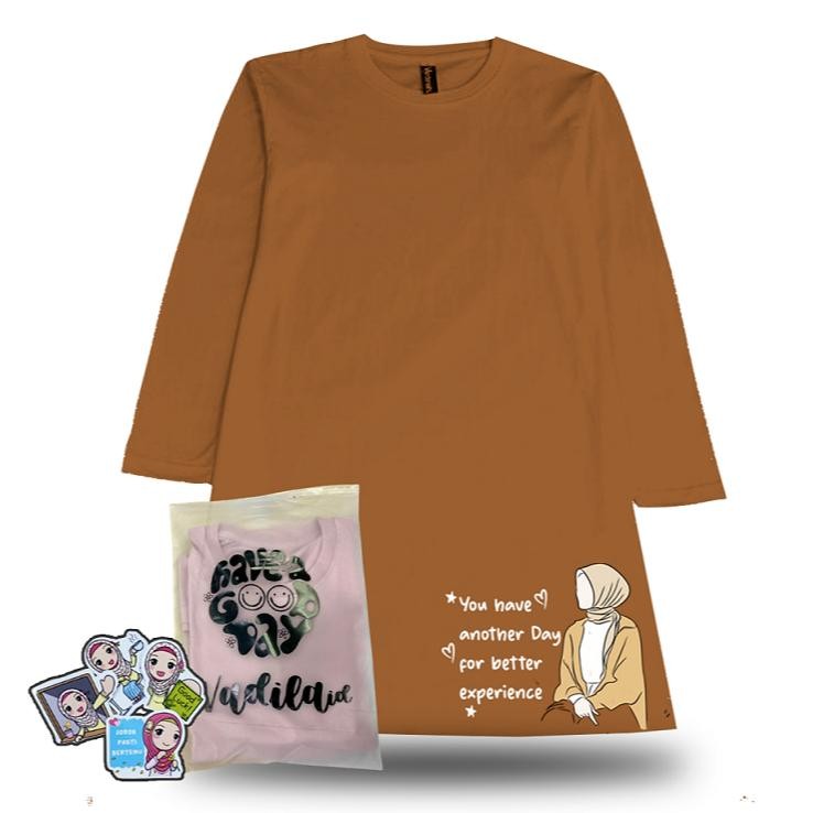 Promo Vadilaid Tunik Muslimah Tunik Olahraga Fashion Muslim Tunik Katun Premium 24S