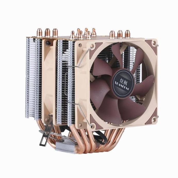 XUANFENG XF962 CPU / PC COOLER RGB 90MM DUAL FAN - 6 Heat Pipes