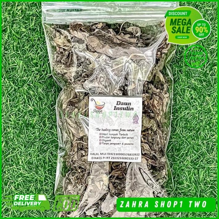 

SIMPLISIA DAUN INSULIN KERING BERAT PRODUK 250 GRAM - REMPAH BU RISMA BEST PRODUK