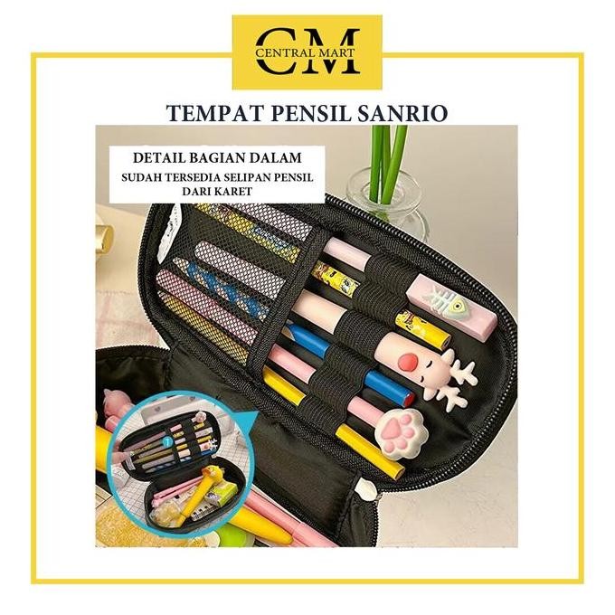 

TEMPAT PENSIL SANRIO BAHAN PU PREMIUM / PENCIL CASE SANRIO / TEMPAT ALAT TULIS ANAK SEKOLAH BAHAN KULIT PU / POUCH SANRIO TT