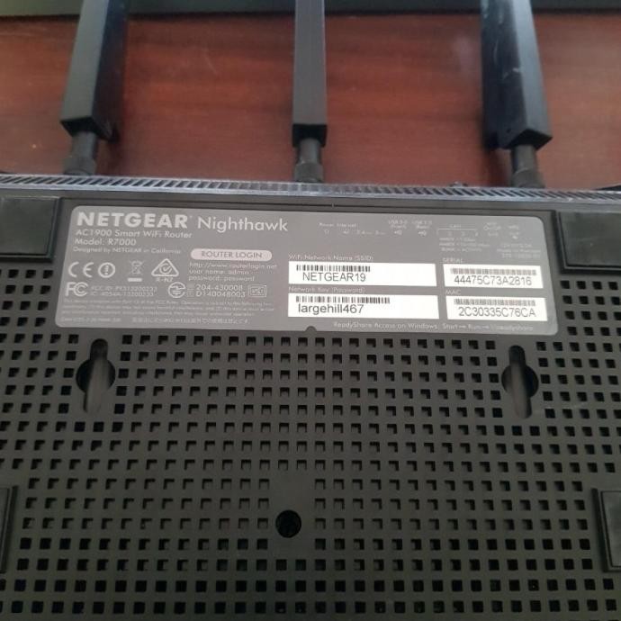 Netgear R7000 Ac1900 - Nighthawk Smart Wifi Router New Stok
