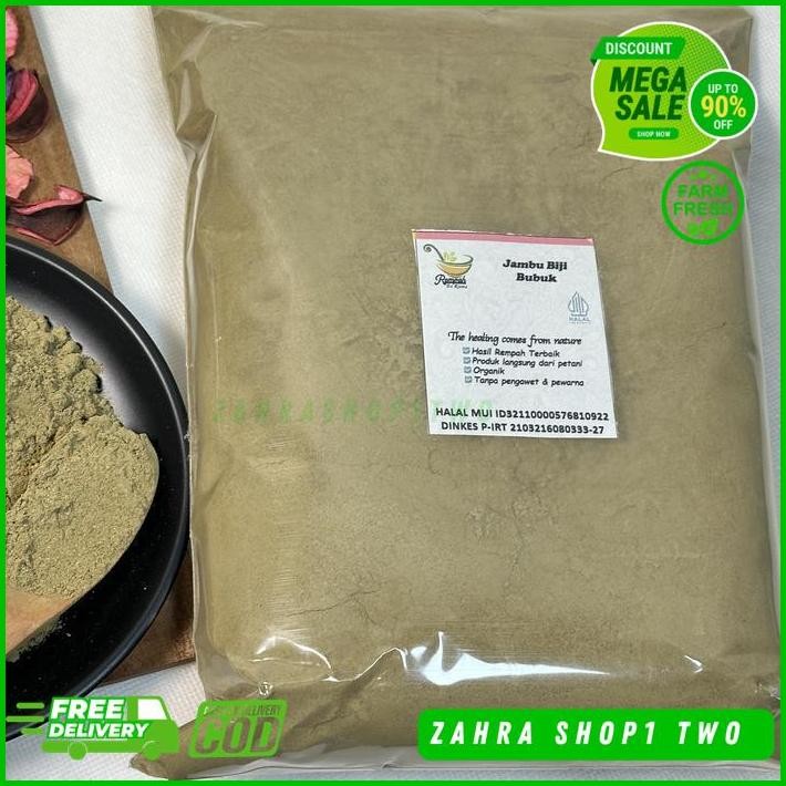 

DAUN JAMBU BIJI BUBUK BERAT BERSIH PRODUK 100 GRAM BEST PRODUCT