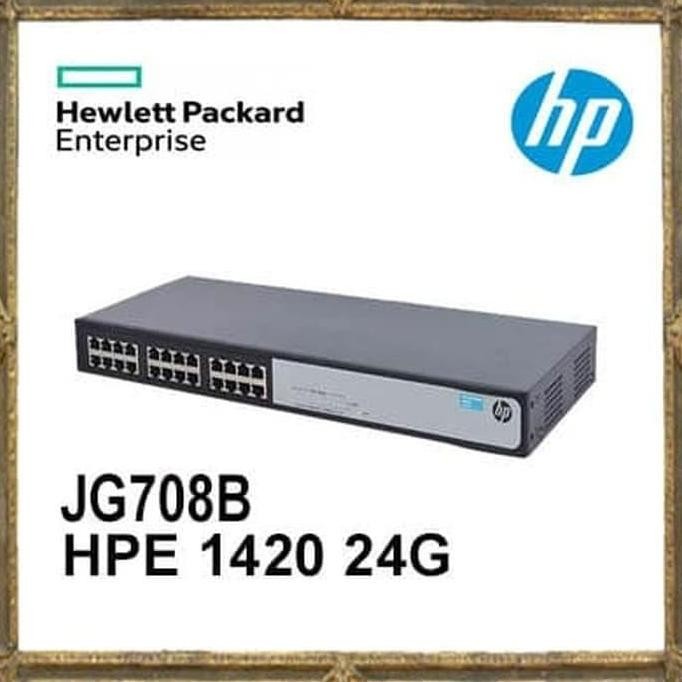 Hp Jg708B 1420-24G-R 24 Port Gigabit Switch Rackmount New Stok