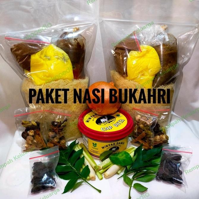 

Beras basmati 500gram lengkap dengan bumbu bukhari/nasi bukhari instan