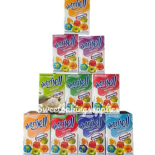 

NUTRIJELL KELAPA MUDA KEMASAN DUS 12X10g JELLY POWDER INSTANT AGAR AGAR SV