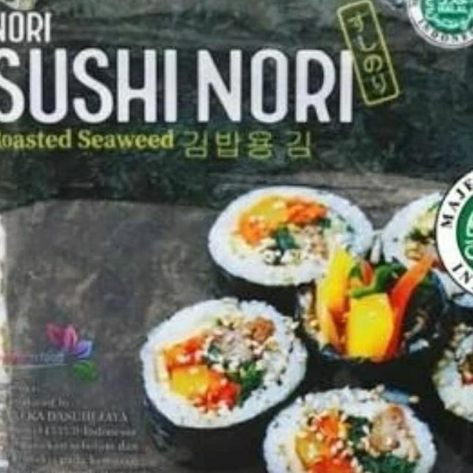 

Sushi N Sheet Gold 10 Lembar Roasted Seaweed Halal