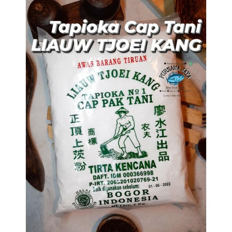 

Tepung Tapioka Cap Tani Liauw Tjoei Kang 100% Halal SV13