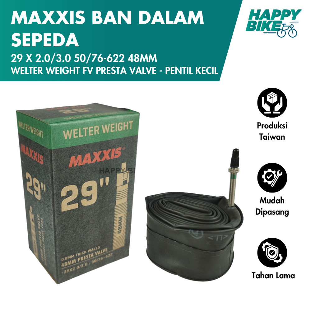 MAXXIS Tube Ban Dalam Sepeda MTB Downhill 27.5 x 2.50/3.00 48mm FV