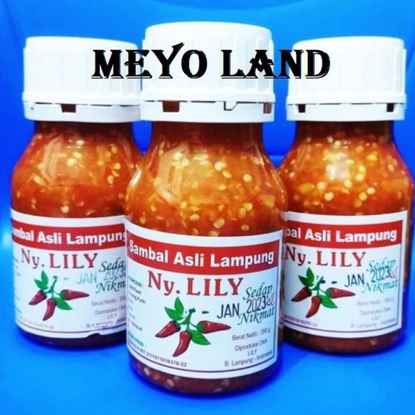 

Sambal Bawang Ny Lily Lampung Kemasan Botol Plastik Pedas Enak Sambel Ny. Lily