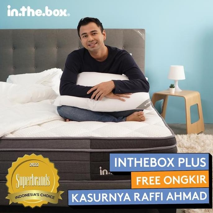 Kasur Spring Bed IN THE BOX PLUS 160x200 (Queen) - FREE BANTAL