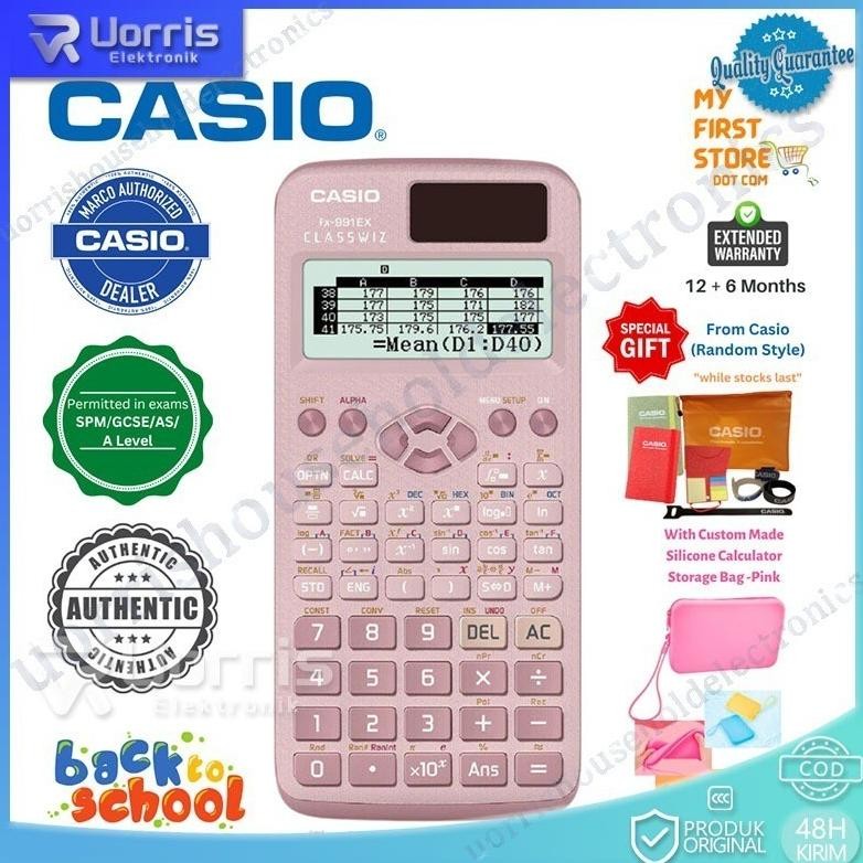 

COD STOCK CASIO FX-991EX - Kalkulator Sekolah/Kuliah - Internasional - Classwiz - 552 fungsi