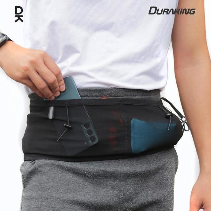(Expert) Running Belt Sabuk Lari DURAKING Unisex Black